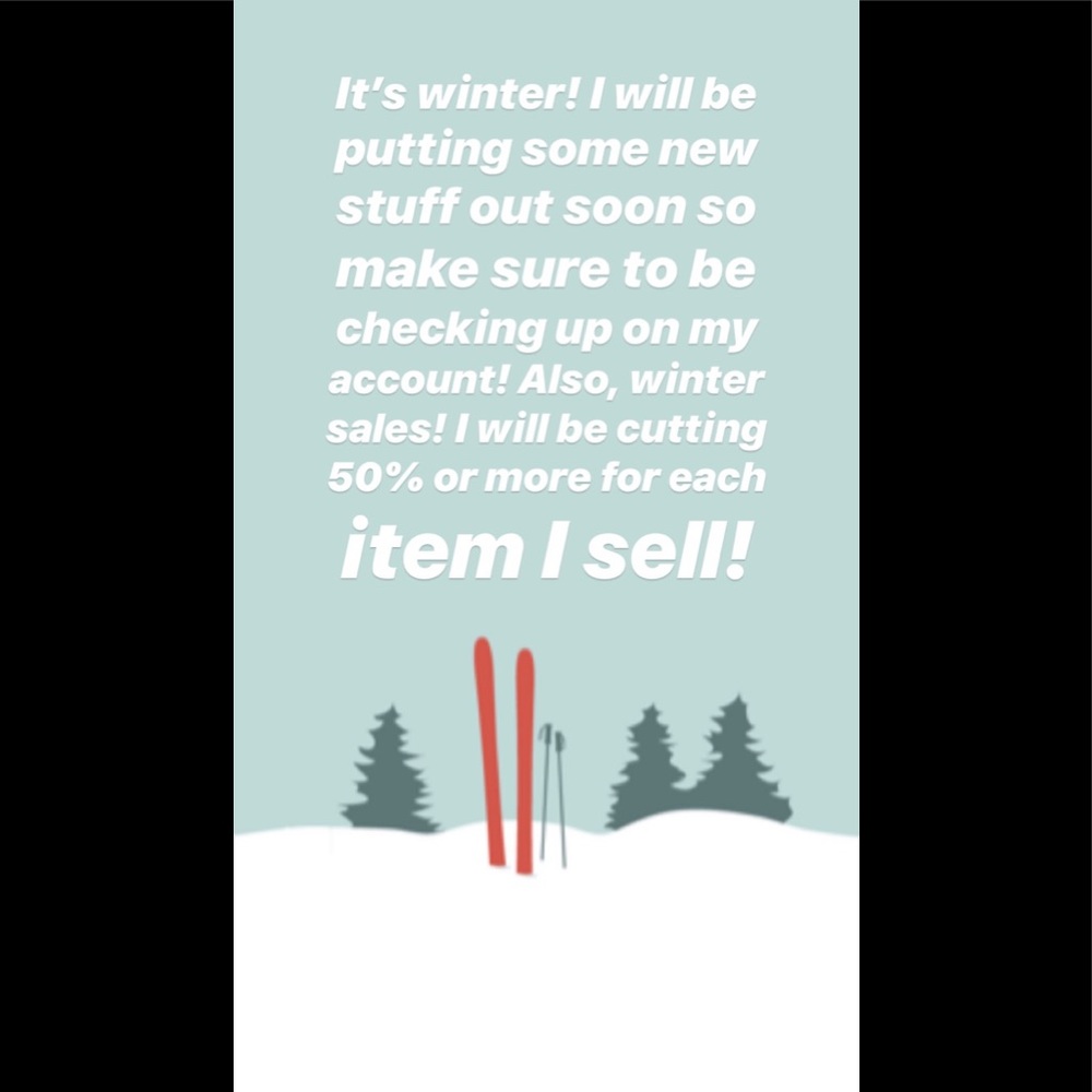 So exited for winter sales!